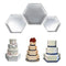 3 Pcs Hexagonal Cake Mold Set