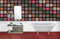 Beautiful Calligraphy Wall Tile Stickers - 12 Pcs Self-Adhesive Decor