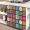 Beautiful Calligraphy Wall Tile Stickers - 12 Pcs Self-Adhesive Decor